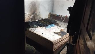 新／夫妻口角燒床墊 警助滅火嗆傷3人送醫