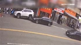 獨家／名車失控撞路邊車　駕駛毒駕疑想肇逃
