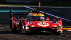 法拉利499P參加利曼24小時耐久賽。（圖／Ferrari提供）