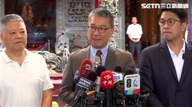 徐國勇表示，朱政騏已經不是民進黨的提名人，黨在中山、大同的市議員會聯合競選，也只會支持民進黨提名的人。（圖／翻攝畫面）