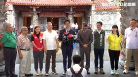 被問及是否替吳欣岱站台，沈伯洋強調，絕對以民進黨候選人為主。（圖／翻攝畫面）