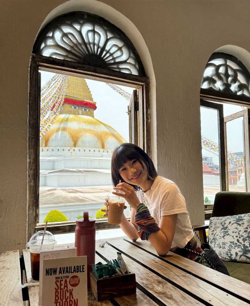 愛莉莎莎公開認愛了。（圖／翻攝自愛莉莎莎IG）