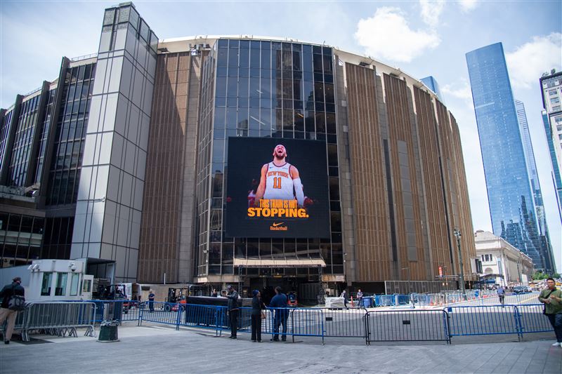 麥迪遜廣場花園不只是NBA紐約尼克隊主場，也是許多演唱會的場地。（圖／美聯社／達志影像）