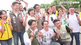 沈伯洋、蘇巧慧合體，參與特公盟在凱道舉辦的「盡情遊戲日」。（圖／翻攝畫面）