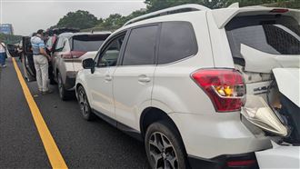 國3北上三鶯路段兩事故　9車撞擊無人傷