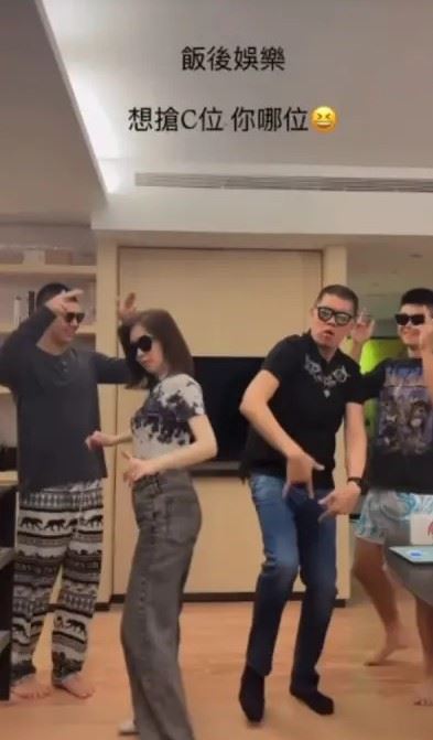 蔡依珊曬出全家人熱舞畫面。（圖／翻攝自IG）