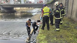 桃園女漂溪裡嚇壞路人！她：天熱泡水消暑