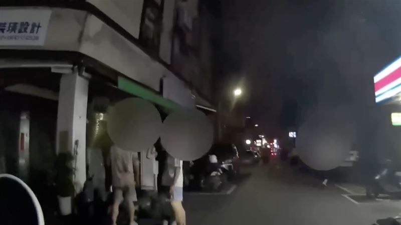 警方循線調閱監視器,發現嫌犯身分為一名40歲的王姓男子。(圖/翻攝畫面)