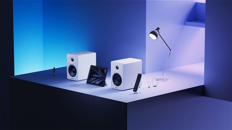 EDIFIER M90 2.0藍牙喇叭採用2音路2單體設計，讓低音更有份量、高音更細緻清晰。（圖／品牌業者提供）