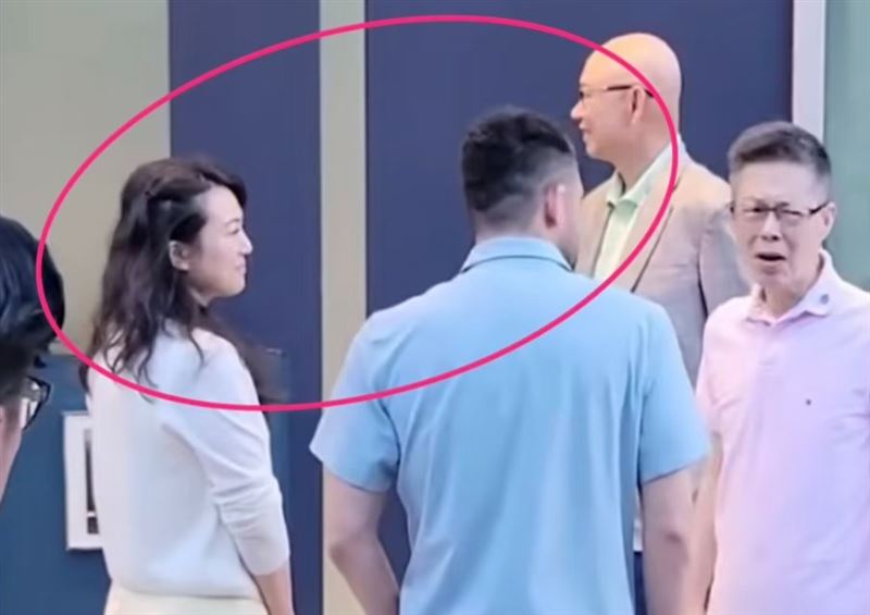 黃仁勳兒子身邊的華裔女性，被指出就是黃勝斌女友。（圖／翻攝自X平台）