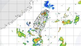中央氣象署今（7）日13時50分發布大雨特報。（圖／氣象署）