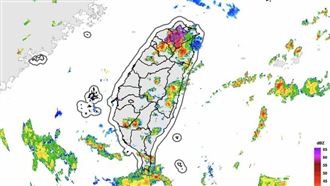 北北基桃大雷雨轟1小時　15縣市大雨特報