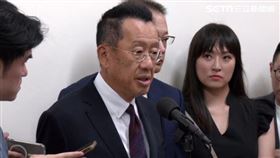 顧立雄於立法院接受媒體聯訪（圖／翻攝畫面）