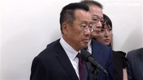 顧立雄於立法院接受媒體聯訪（圖／翻攝畫面）