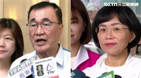 國民黨新北市議會黨團今天公布民調，稱李四川領先蘇巧慧6.2%，且全年齡層都贏（組合圖／翻攝畫面）