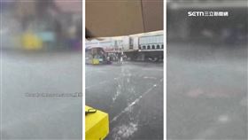 雨彈狂炸中部！遮雨棚遭吹掀　攤商嘆沒法營業