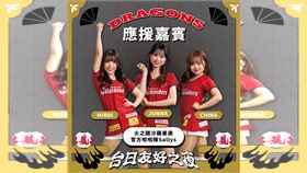 味全龍台、日交流，火之國沙羅曼達官方啦啦隊「Sallys」將首度登上台灣職棒舞台。（圖／味全龍球團提供） 