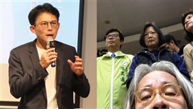 馮光遠PO圖還原318現場，驚見蔡英文、陳其邁全入鏡。（組合圖／翻攝自馮光遠、黃國昌臉書）