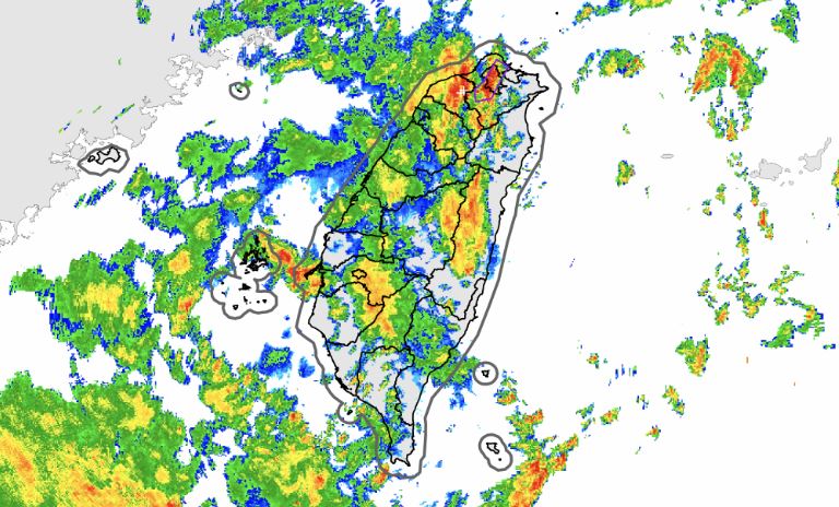 新/北北基大雷雨轟1小時 警戒範圍出爐