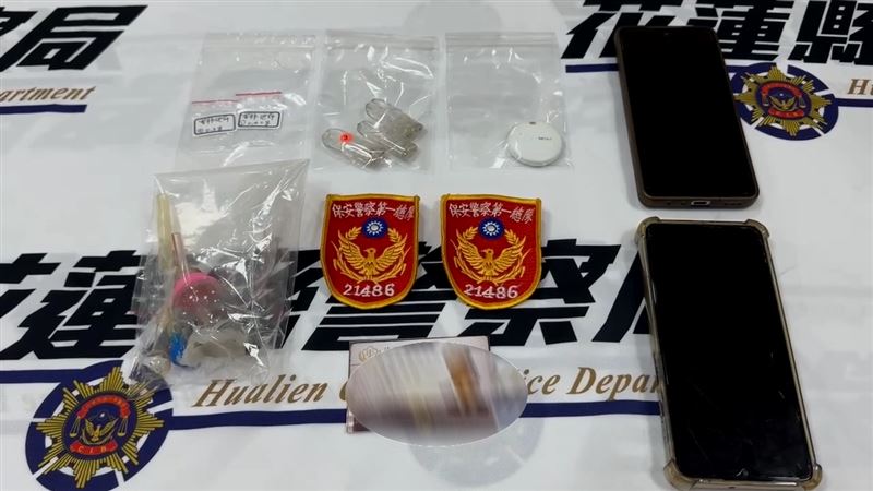偽造警察臂章騙錢、恐嚇 男毒蟲落網認栽