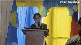 副總統蕭美琴赴帛琉國會演說。（圖／帛琉隨團記者黎冠志攝影）