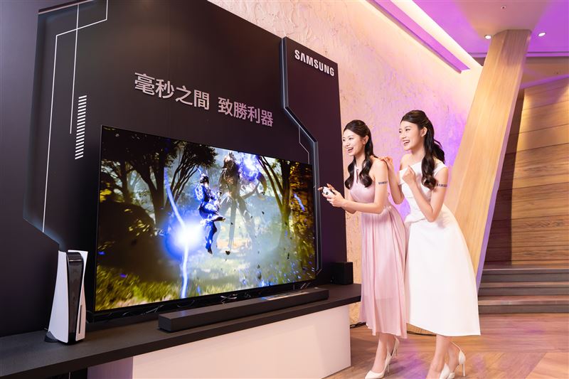 三星OLED智慧顯示器採用自體發光技術，呈現無限對比與深邃黑色表現。（圖／品牌業者提供）