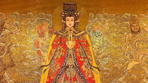 世界罕見!三百萬個馬賽克拼出媽祖金殿