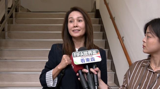 高金素梅遭起訴後於立院受訪引心經「心無罣礙」(圖/翻攝畫面)