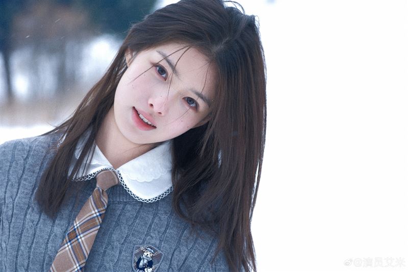 中國女演員艾米。（圖／翻攝自微博）