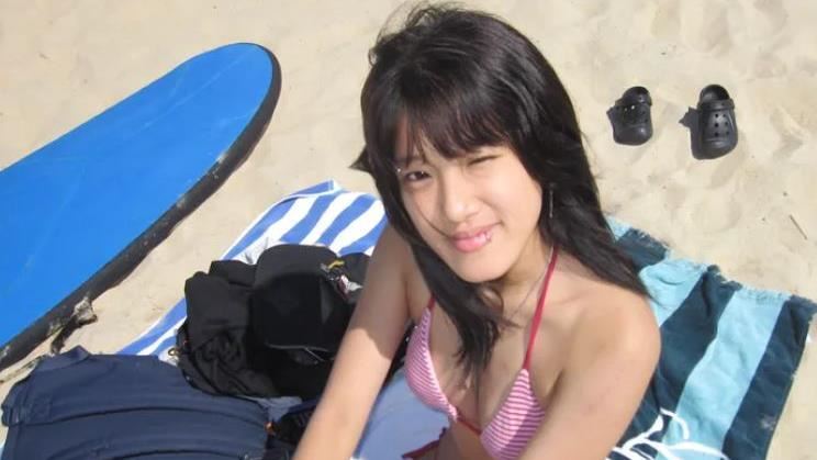 梧桐妹海邊解放火辣曲線!纖腰美背全看光