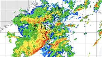 新／4縣市「大雷雨狂轟1小時」