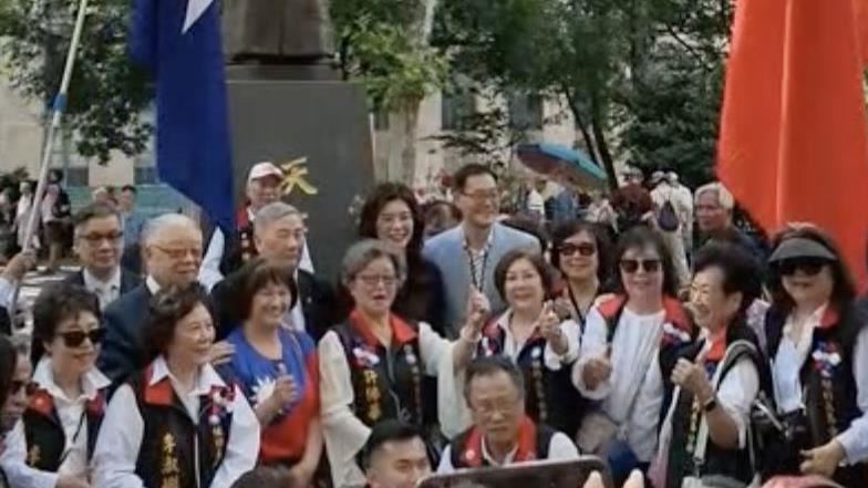 訪中華公所!鄭麗文:兩岸不應自相殘殺