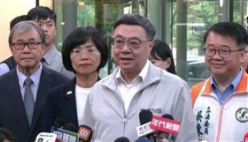 行政院長卓榮泰今（9）日下午訪視「行政院新莊聯合辦公大樓各進駐機關員工子女非營利幼兒園」回應立法院延會。（圖／翻攝畫面）