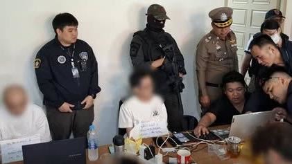 泰警清邁豪宅查獲詐騙機房 10中國人遭逮