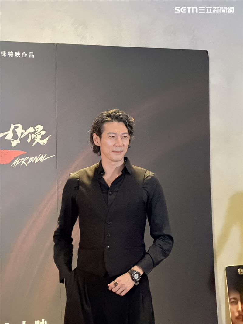 郭鑫回應與徐至琦傳出戀情,坦言看到內容後有些無奈。(圖/記者王培驊攝影)