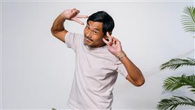 夏靖庭出席茶敘。（圖／大愛提供）