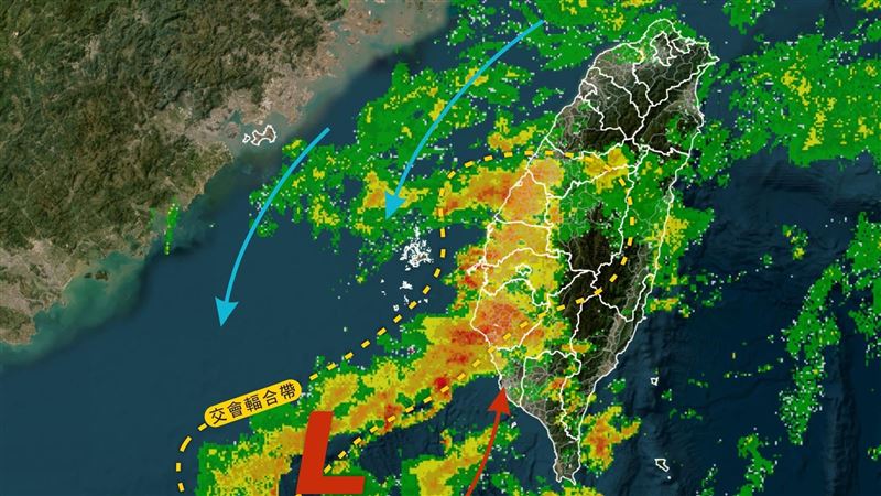 雨彈續炸 12縣市豪雨特報、大雷雨轟2地