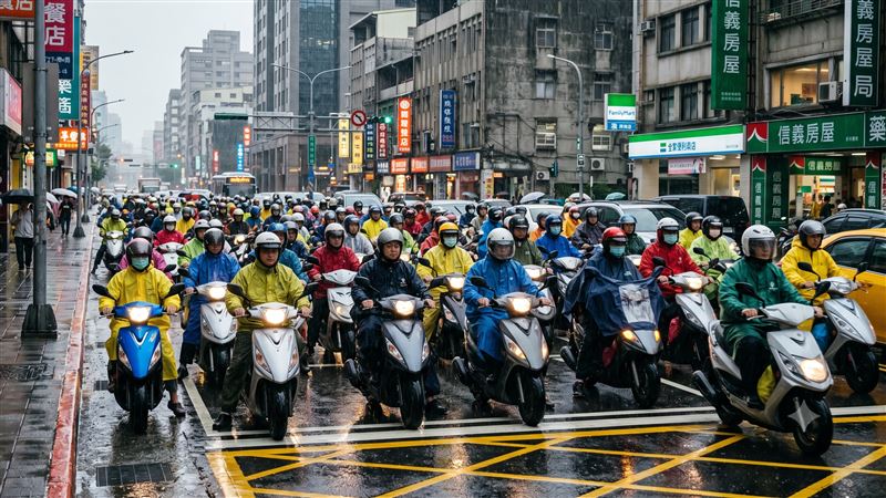 雨天騎車神器!套上去「小腿以下全乾爽」