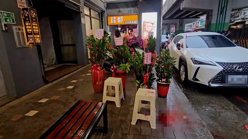 基隆市一間卡拉ok店發生少年砍人事件。（圖／翻攝畫面）