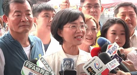 民進黨新北市長參選人蘇巧慧蘇出席新北市中藥商業同業公會80週年慶（圖／翻攝畫面）