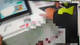 小貓受困繳費機狂叫　北投警急搬機器救援