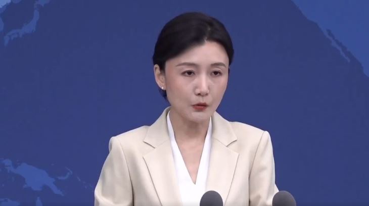 國台辦發言人張晗主持例行記者會(圖/翻攝畫面)
