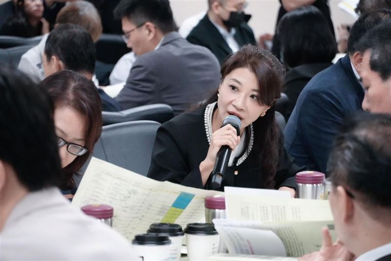 林楚茵痛批藍委大砍外交部高達1億421萬元的媒宣經費（圖／林楚茵辦公室提供）