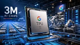 Google傳出向英特爾(Intel)下訂300萬顆TPU，引發市場揣測台積電訂單又遭搶走。（圖／翻攝自X平台 @mark_k）