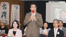 多個公民團體、綠營民代出席「台派聯盟沈伯洋後援會成立大會」，力挺沈伯洋參選。（圖／記者楊士誼攝影）