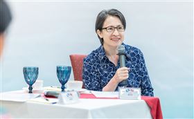 蕭美琴出席媒體茶敘（圖／總統府提供）