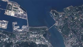台北港、淡江大橋。（圖／國家太空中心TASA）