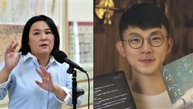 黃山料曾在2019年爆料同鄉陳玉珍的追愛事蹟，被陳玉珍強烈反擊譴責。（翻攝自黃山料臉書、鏡週刊資料照）
