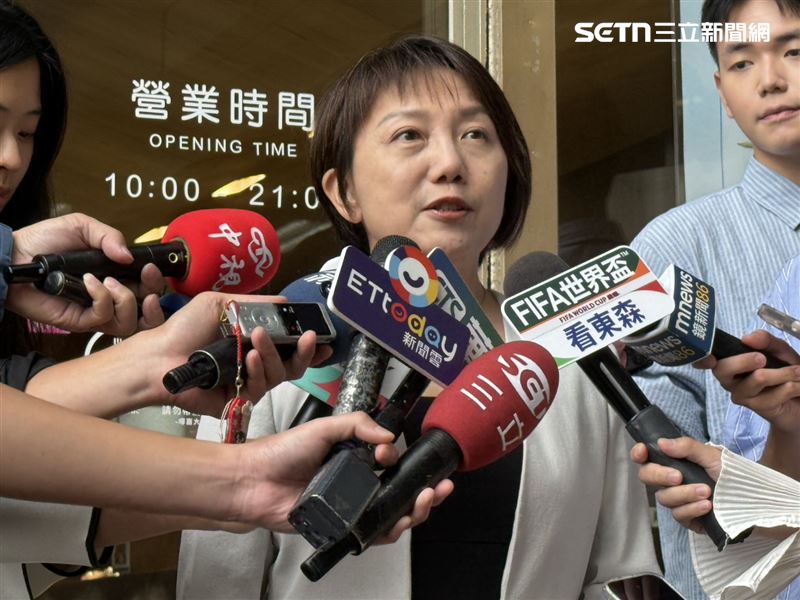 民進黨立委范雲出席中執會前受訪（圖／記者劉秀敏攝影）