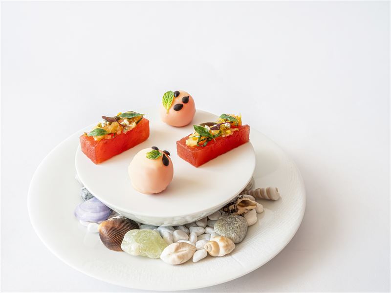 〈花蓮西瓜.可可.番茄〉。(圖/飯店旅宿業者提供)